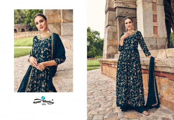 Your Choice Cosmos Exclusive Georgette Designer Wear Salwar Suits Collection